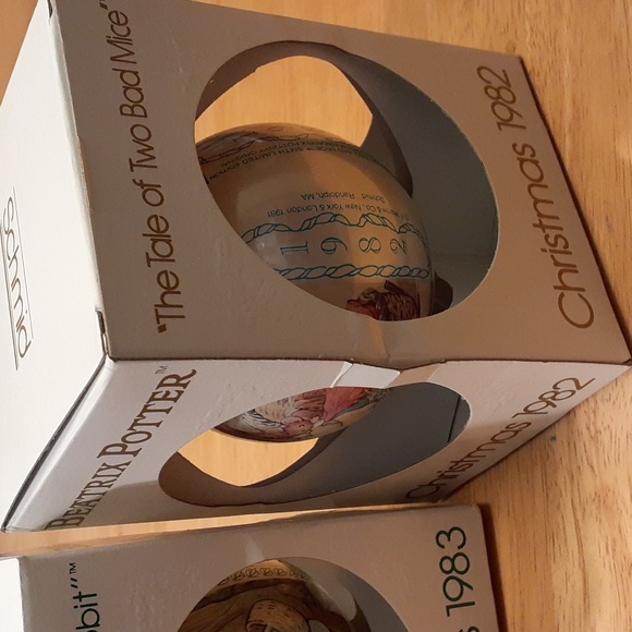 Bundle of 5 Vintage Schmid Beatrix Potter Collection Ornaments V101 - Picture 12 of 16